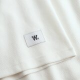 Double A by Wood Wood - Wood Wood - Hendrix crew neck | T-shirt Clear Cream Double A by Wood Wood - Wood Wood - Hendrix crew neck | T-shirt Clear Cream