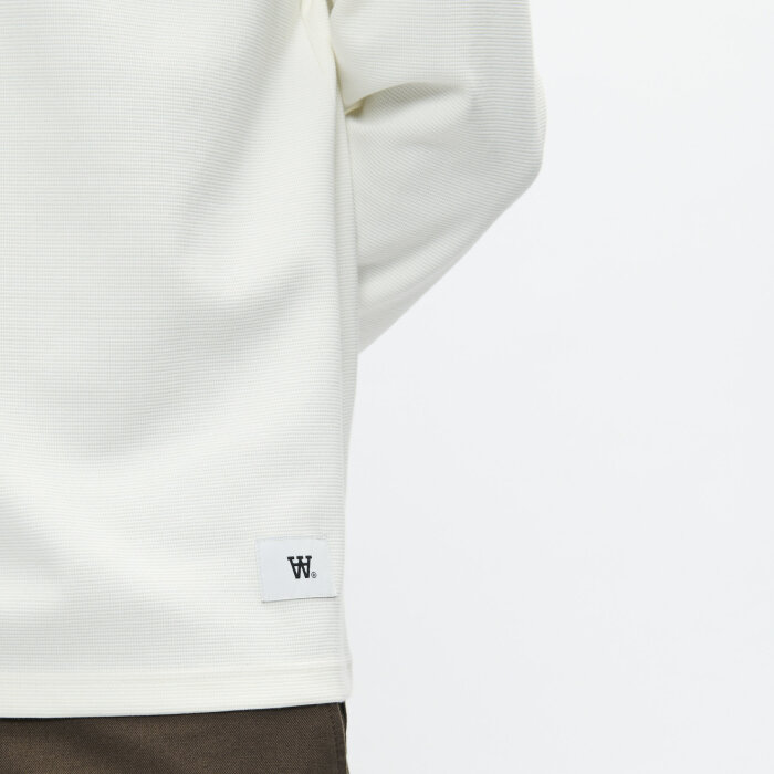 Double A by Wood Wood - Wood Wood - Hendrix crew neck | T-shirt Clear Cream