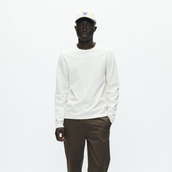 Double A by Wood Wood - Wood Wood - Hendrix crew neck | T-shirt Clear Cream