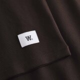 Double A by Wood Wood - Wood Wood - Hendrix crew neck | T-shirt Chocolate Tort