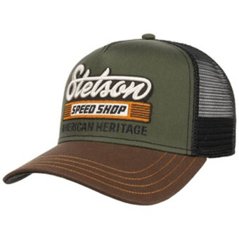 STETSON - Stetson - Trucker cap speed shop | Kasket Chestnut