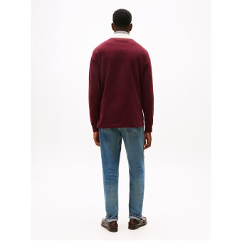 Tommy Hilfiger  - Tommy Hilfiger - TH Peached Crest Solid | Sweatshirt Deep Burgundy