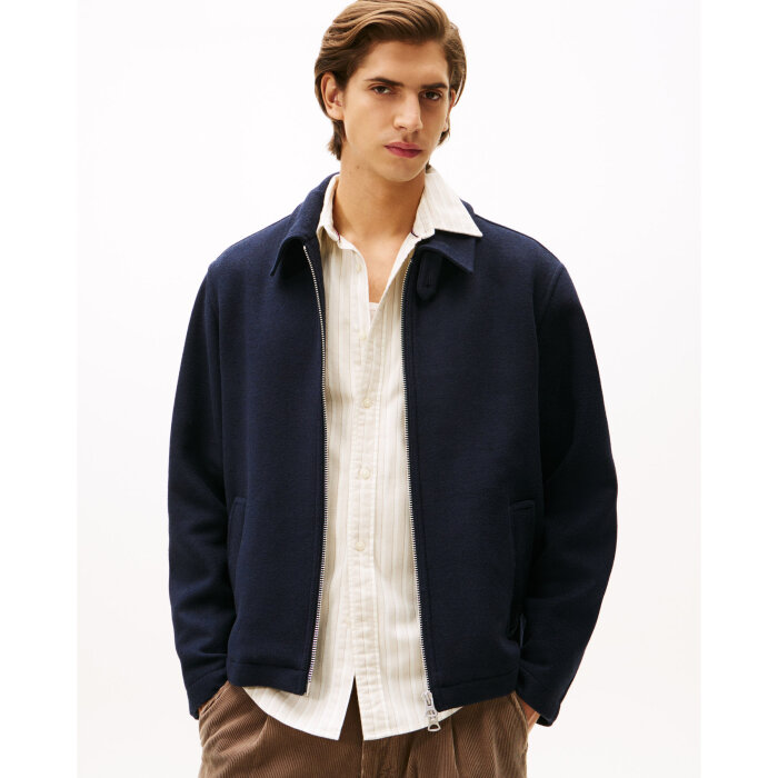 Tommy Hilfiger  - Tommy Hilfiger - TH wool ivy jacket | Uldjakke Desert Sky