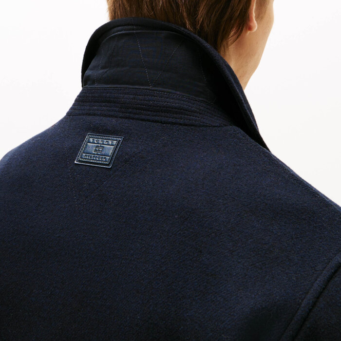 Tommy Hilfiger  - Tommy Hilfiger - TH wool ivy jacket | Uldjakke Desert Sky