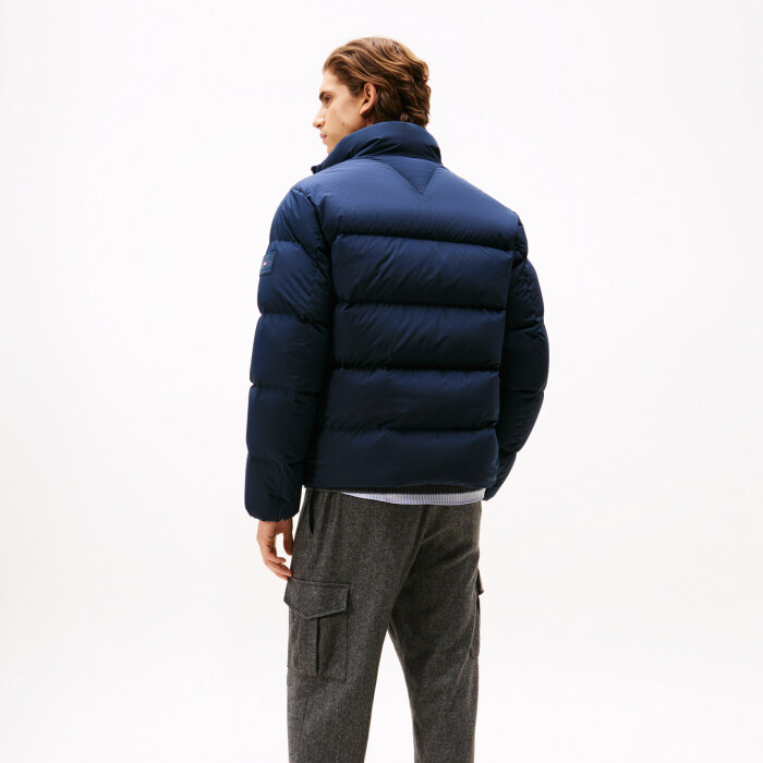 Tommy Hilfiger  - Tommy Hilfiger - Down stand puffer jacket | Vindjakke Desert Sky