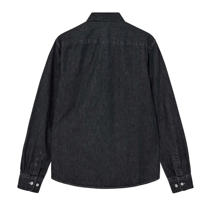 Mos Mosh Gallery - Mos Mosh - MMGGibson denim shirt | Skjorte Grey Denim