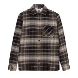 Mos Mosh Gallery - Mos Mosh - MMGDavid lavato shirt | Overshirt Brown Latte Check