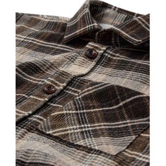 Mos Mosh Gallery - Mos Mosh - MMGDavid lavato shirt | Overshirt Brown Latte Check