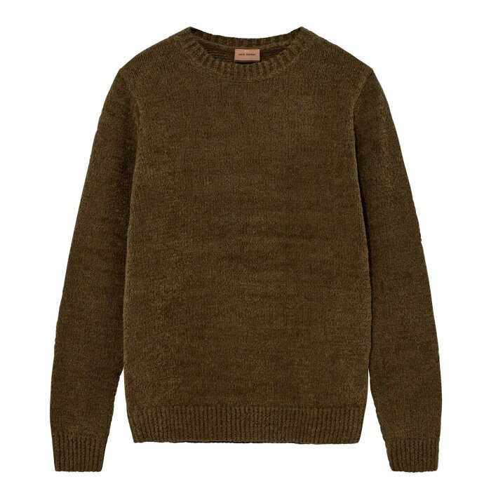 Mos Mosh Gallery - Mos Mosh - MMGLaporte structure knit | Strik Foss Green 