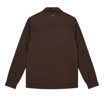 Mos Mosh Gallery - Mos Mosh - MMGMatteo soft | Overshirt Chocolate Brown