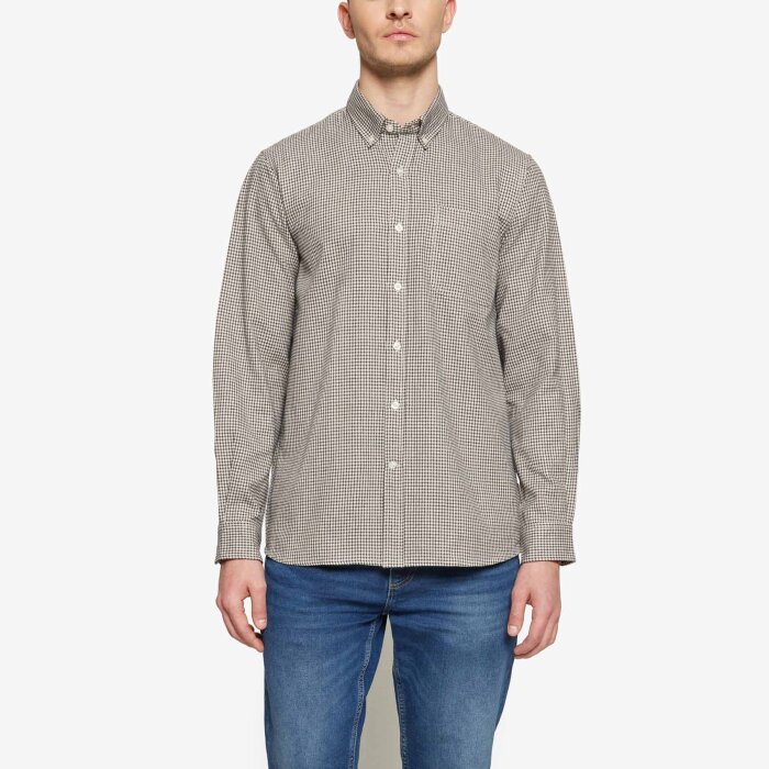 Signal - Signal - Blair mini check shirt | Skjorte Black
