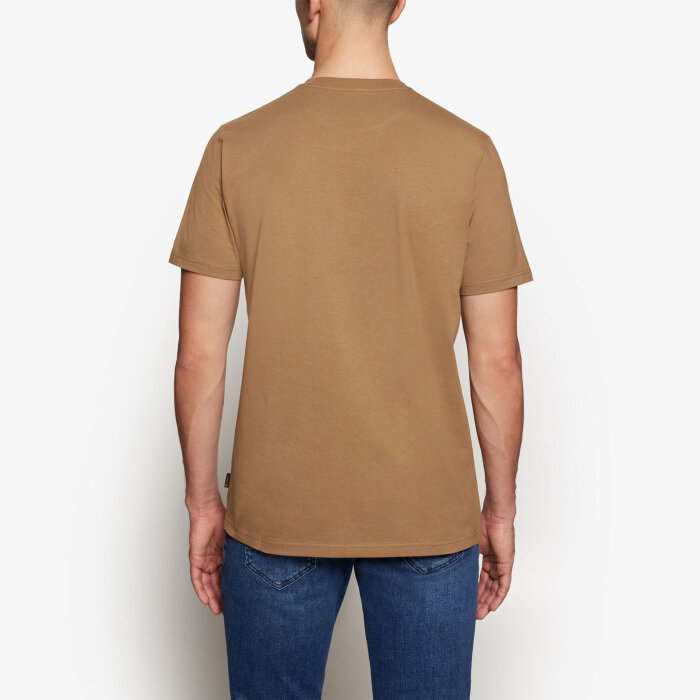 Signal - Signal - Dean chest print tee | T-shirt Brown Otter