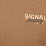 Signal - Signal - Dean chest print tee | T-shirt Brown Otter