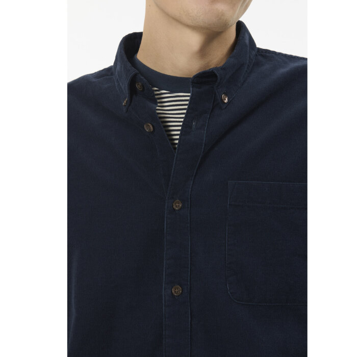 Matinique - Matinique - Trostol Fløjl shirt | Skjorte Dark Navy