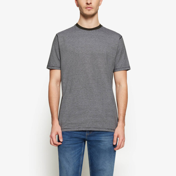 Signal - Signal - Yann mini stripe tee | T-shirt Beluga Green