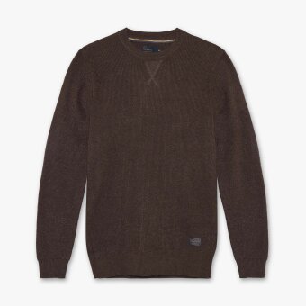 Signal - Signal - Kalle structure crew | Strik Brown Bark Mel.
