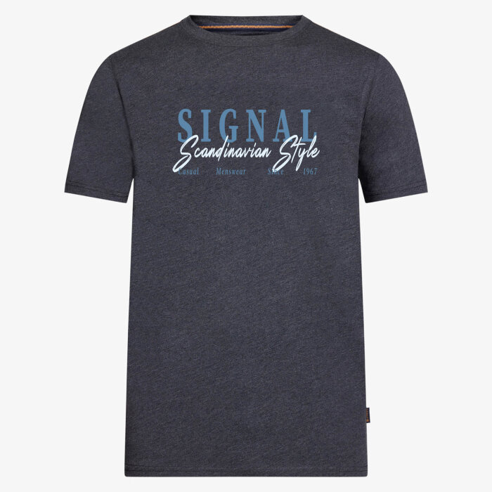 Signal - Signal - Eric Gavin tee | T-shirt Deep Marine Mel.