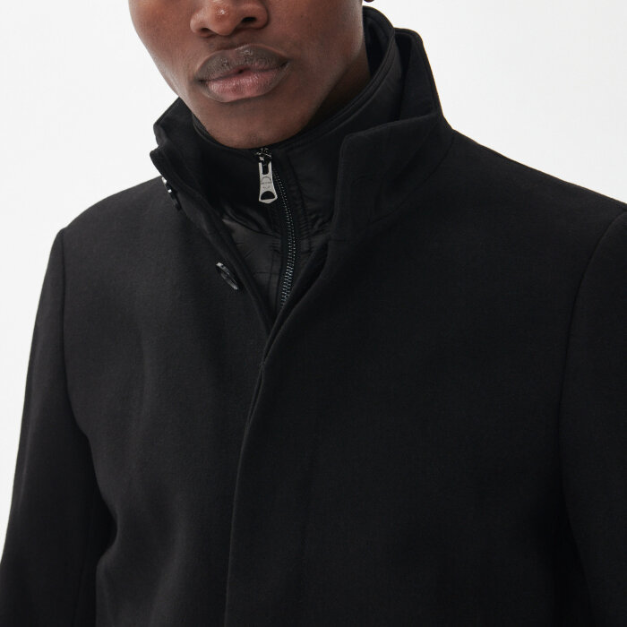 Matinique - Matinique - Harvey short jacket | Uldjakke Black