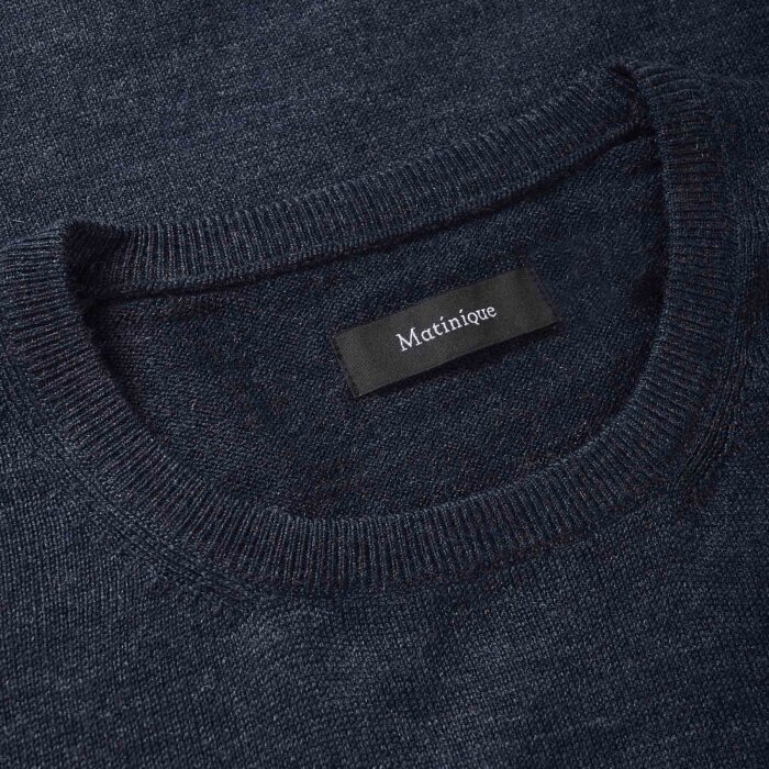 Matinique - Matinique - Petro pullover | Strik Insignia Blue