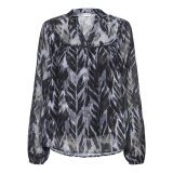 Pulz Jeans ( Dame )  - PULZ - PZANN BLOUSE | SKJORTE BLACK BEAUTY