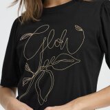 Pulz Jeans ( Dame )  - PULZ - PZJULIETTE | TSHIRT BLACK BEAUTY