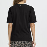 Pulz Jeans ( Dame )  - PULZ - PZJULIETTE | TSHIRT BLACK BEAUTY