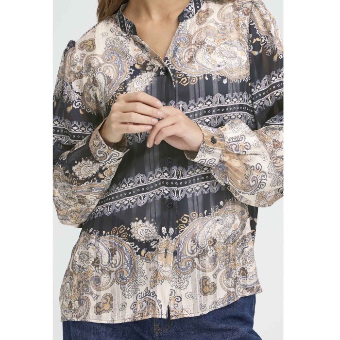 Pulz Jeans ( Dame )  - PULZ - PZVANYA SHIRT | SKJORTE BLACK BEAUTY