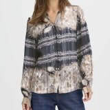 Pulz Jeans ( Dame )  - PULZ - PZVANYA SHIRT | SKJORTE BLACK BEAUTY