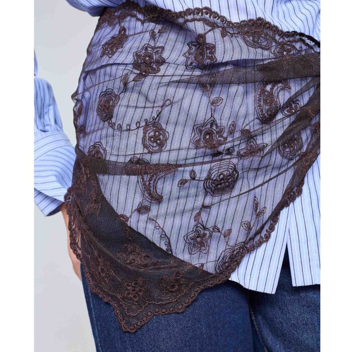 Sisters Point ( Dame ) - SISTERS POINT - SCARF-501 | TØRKLÆDE 222 D.CHOCOLATE