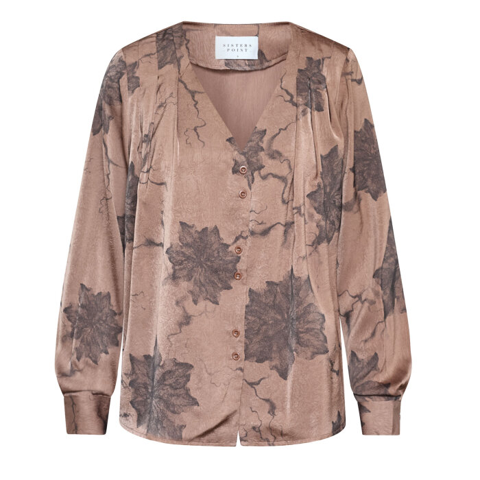 Sisters Point ( Dame ) - SISTERS POINT - ESAVA-SH1 | SKJORTE 810 BROWN FLOWER