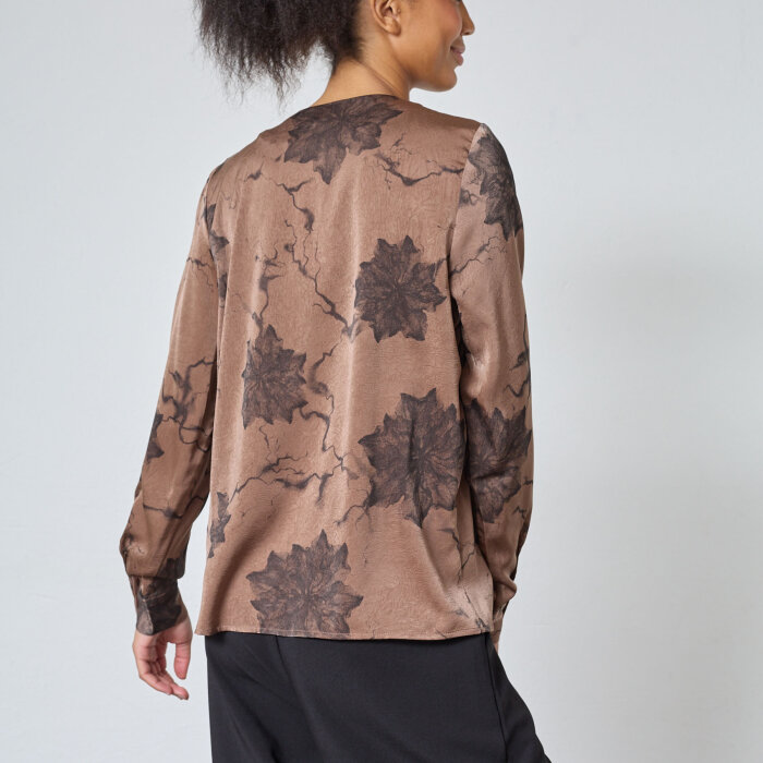 Sisters Point ( Dame ) - SISTERS POINT - ESAVA-SH1 | SKJORTE 810 BROWN FLOWER