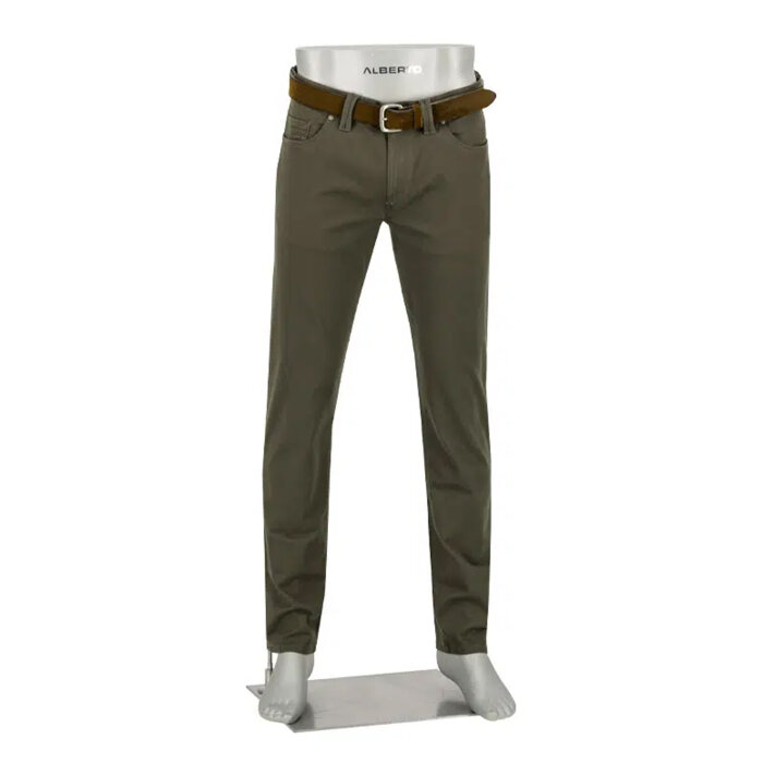 Alberto - Alberto - Pipe super twill | Jeans 1407 685 Military