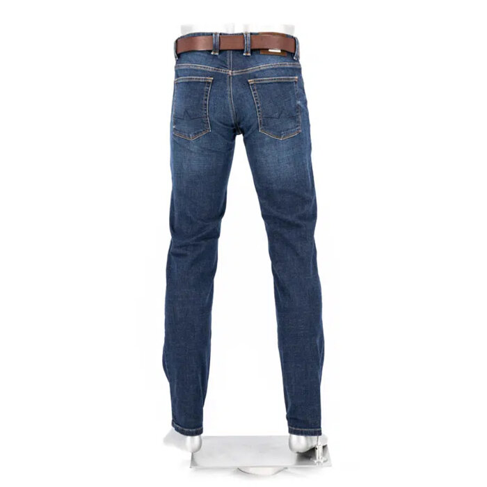 Alberto - Alberto  - Pipe Premium T400 overdyed denim | Jeans 1861 848 Blue