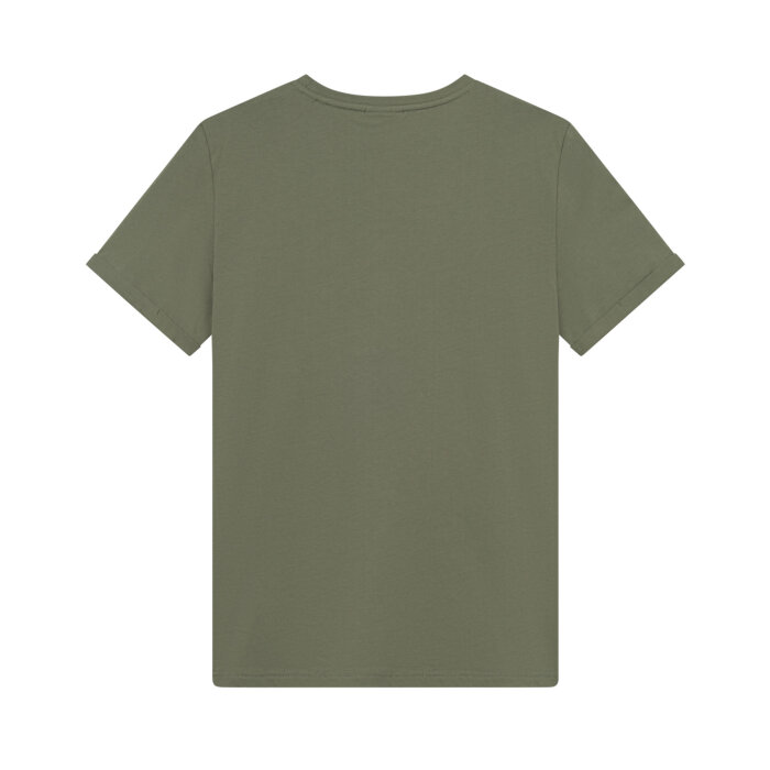 LES DEUX - Les Deux - Nørregaard cont. tee | T-shirt Olivine Green