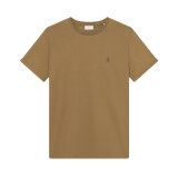 LES DEUX - Les Deux - Nørregaard cont. tee | T-shirt Butternut Brown