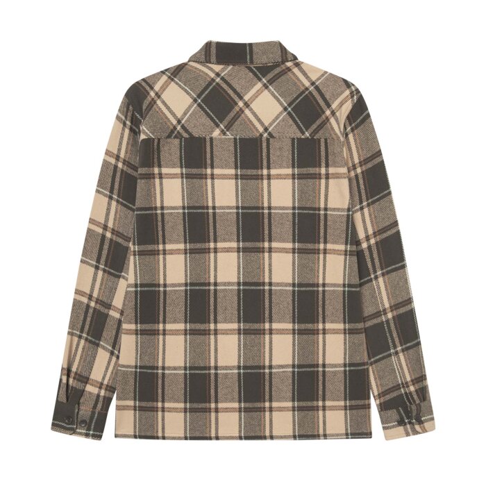 LES DEUX - Les Deux - Loan check | Overshirt Irish Cream