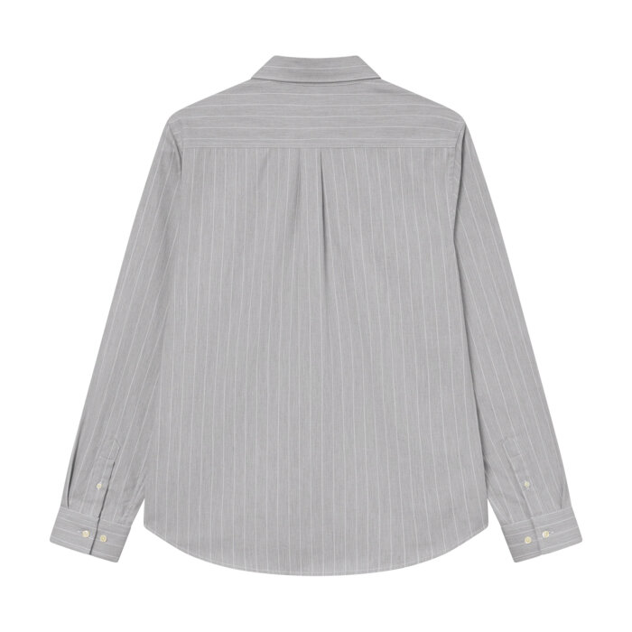 LES DEUX - Les Deux - Desert stripe shirt | Skjorte Grey Melange