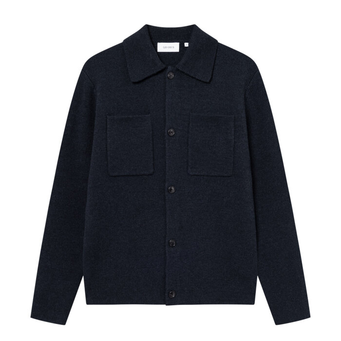 LES DEUX - Les Deux - Fischer | Overshirt Dark Navy