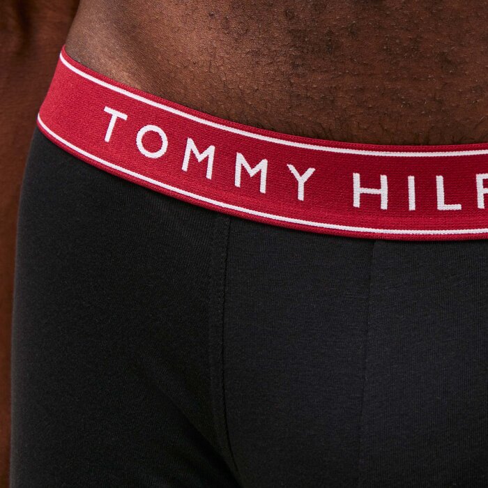 Tommy Hilfiger  - Tommy Hilfiger -  3-pack trunk | Tights Burgundy