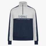 Signal - Signal - Malcolm halfzip | Sweatshirt Deep Marine Signal - Signal - Malcolm halfzip | Sweatshirt Deep Marine