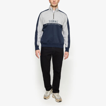 Signal - Signal - Malcolm halfzip | Sweatshirt Deep Marine