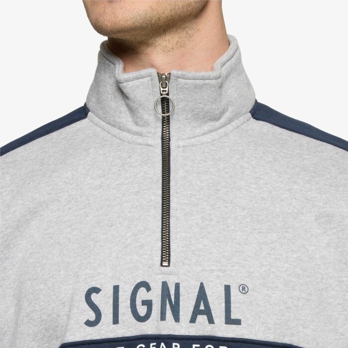 Signal - Signal - Malcolm halfzip | Sweatshirt Deep Marine