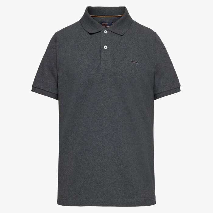 Signal - Signal - Nicky | Polo T-shirt Deep Grey Melange