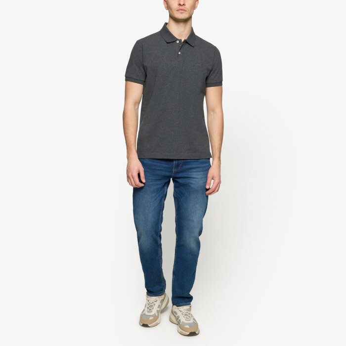 Signal - Signal - Nicky | Polo T-shirt Deep Grey Melange