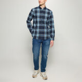Signal - Signal - Sven check mix shirt | Skjorte Deep Marine Signal - Signal - Sven check mix shirt | Skjorte Deep Marine
