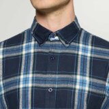 Signal - Signal - Sven check mix shirt | Skjorte Deep Marine Signal - Signal - Sven check mix shirt | Skjorte Deep Marine