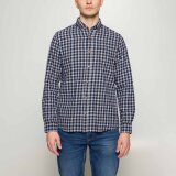 Signal - Signal - Sune small check shirt | Skjorte Deep Marine Signal - Signal - Sune small check shirt | Skjorte Deep Marine