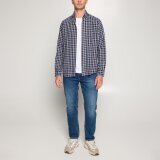 Signal - Signal - Sune small check shirt | Skjorte Deep Marine Signal - Signal - Sune small check shirt | Skjorte Deep Marine