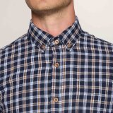 Signal - Signal - Sune small check shirt | Skjorte Deep Marine Signal - Signal - Sune small check shirt | Skjorte Deep Marine