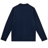 Mos Mosh Gallery - Mos Mosh - Conway knit jacket | Jakke Navy Mos Mosh Gallery - Mos Mosh - Conway knit jacket | Jakke Navy
